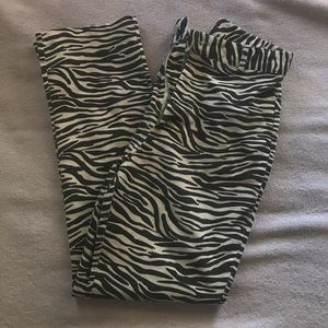 Zebra pants